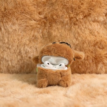Husă pentru căști Huawei FreBuds 6 — pluș, portabil, model desen animat, compatibil cu Huawei 5i/6i