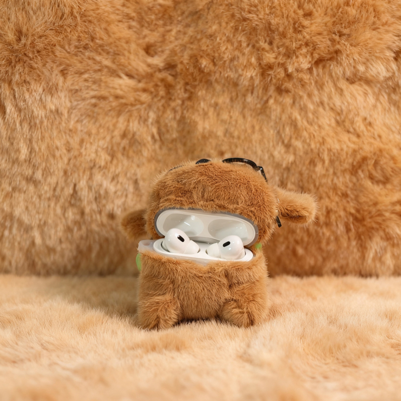 Husă pentru căști Huawei FreBuds 6 — pluș, portabil, model desen animat, compatibil cu Huawei 5i/6i