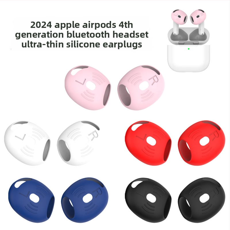 Ultra tenké silikónové mäkké puzdro pre Apple AirPods 4. generácie, Bluetooth slúchadlá, ochrana proti pádu a prachu