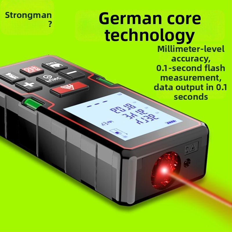 Lāzera attāluma mērierīce, rokas, infrasarkanais mērinstruments, zīmols Powerful factory, modelis Default item