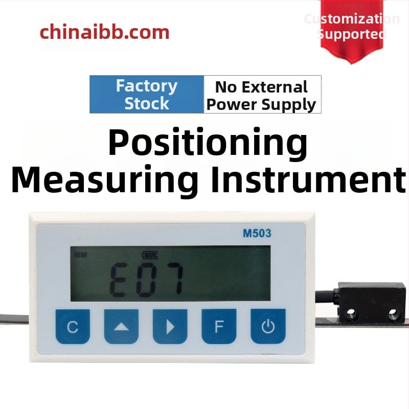 Интегриран магнитен електронен измервател за машина за рязане на алуминиеви врати и прозорци, модел M503/LP02/M503L, обхват 0–50000 мм, точност ±0,1 мм, съвместим с MS50