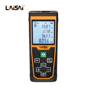 Lāzera distancmetr, rokas, 80 m diapazons, augsta precizitāte
