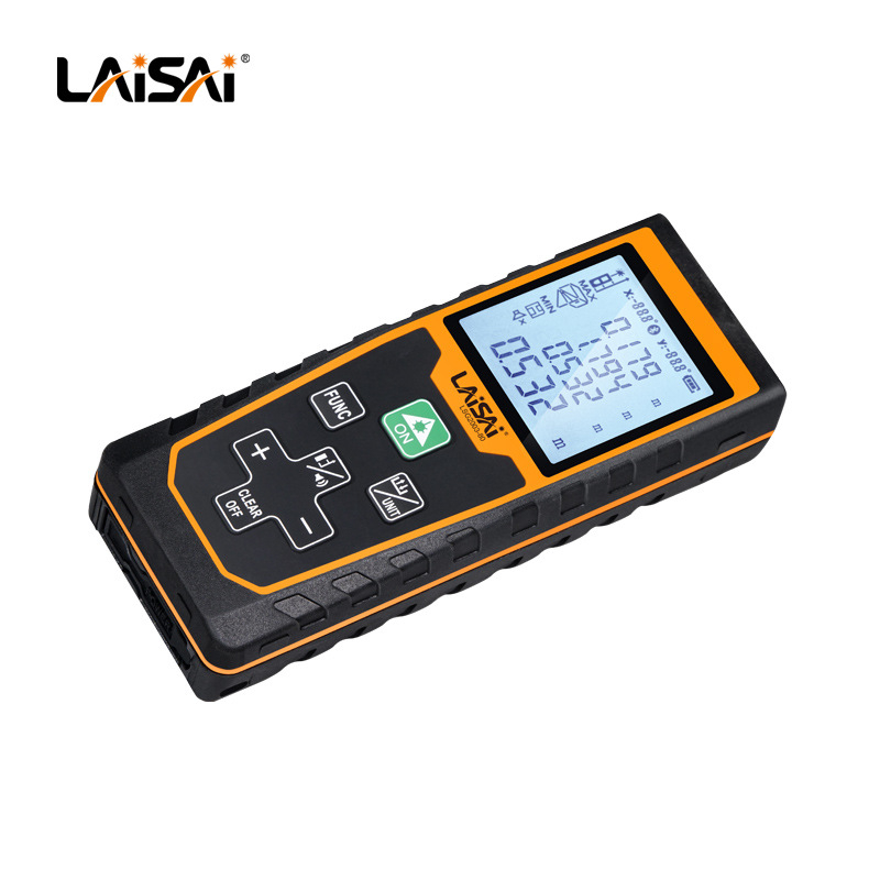 Lāzera distancmetr, rokas, 80 m diapazons, augsta precizitāte