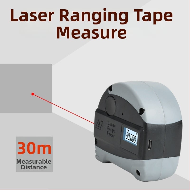 Lāzera attāluma mērītājs koksnes apstrādei — elektroniskais infrasarkanais lineālais mērinstruments, daudzfunkcionāla mērierīce, augsta precizitāte