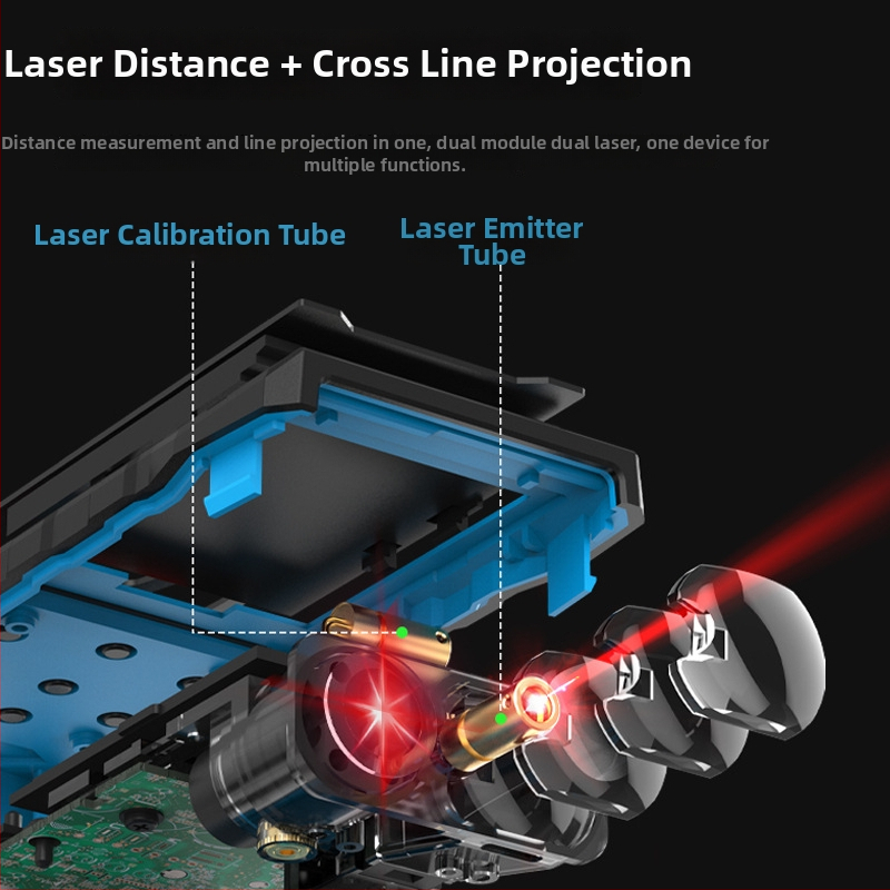 Lézeres távolságmérő újratölthető akkumulátorral, 50 m mérési tartomány, 1,5 mm pontosság, tömeg 250 g, modellek SW-M50A/SW-M70A/SW-M100A