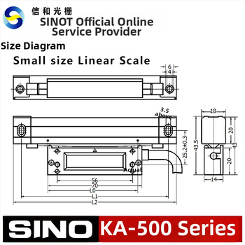 KA-500 Електронен гратиращ измервател – дигитален линеен измервател за струг