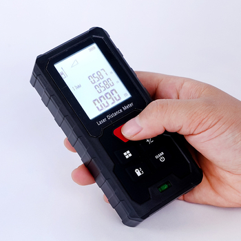 Lazerkaugusmõõtja, kaubamärk Fair, mudel Voice rangefinder, mõõtmisvahemik 0,05–120 m, kaal 200 g