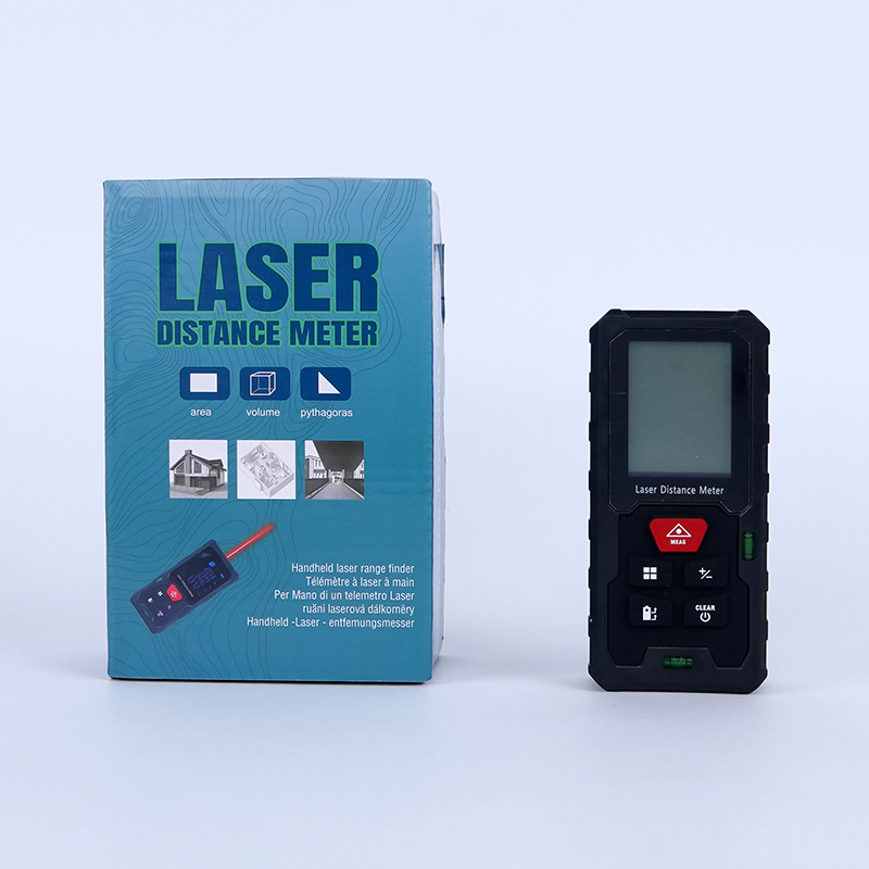 Lazerkaugusmõõtja, kaubamärk Fair, mudel Voice rangefinder, mõõtmisvahemik 0,05–120 m, kaal 200 g