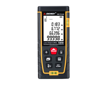 Shindawei lāzeru attāluma mērītājs SW-TG50/TG100, rokas, dekoru darbiem