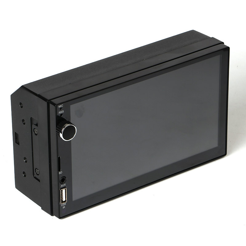 Android MP5 auto galvenā vienība ar Bluetooth, 1+16GB atmiņa, Android 9010, atbalsta video AVI RMVB MPEG-4 FLV MPG un audio MP3 WMA WAV FLAC APE