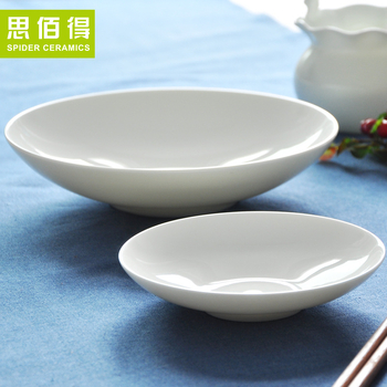 Чиния от костен порцелан – кръгла форма, микровълнова годна, глазура за лесно почистване