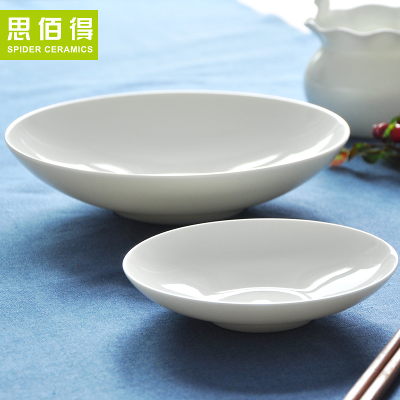 Чиния от костен порцелан – кръгла форма, микровълнова годна, глазура за лесно почистване