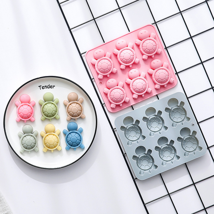 Καλούπια κέικ σιλικόνης, σετ 6 τεμαχίων, με ασύμμετρο σχήμα, ανθεκτικά σε υψηλές θερμοκρασίες