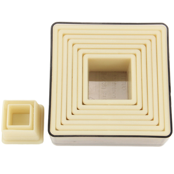 Φόρμες από νάιλον για κέικ, σετ 9 τεμαχίων, νάιλον ελαφρού βαθμού, σχήματα κανονικού πολυγώνου, σκληρό κουτί συσκευασίας PP