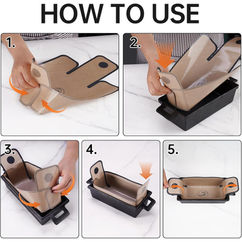 Hemi Tava de copt din silicon cu formă de chec, silicon alimentar, antiaderent, rezistent la temperaturi înalte, ușor de curățat