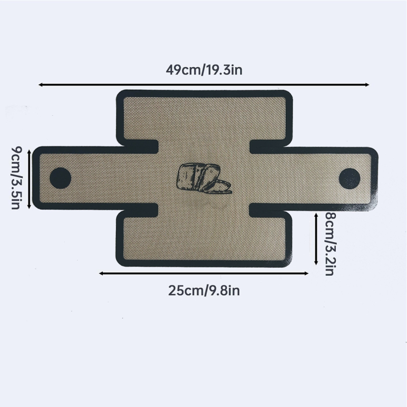 Hemi Tava de copt din silicon cu formă de chec, silicon alimentar, antiaderent, rezistent la temperaturi înalte, ușor de curățat