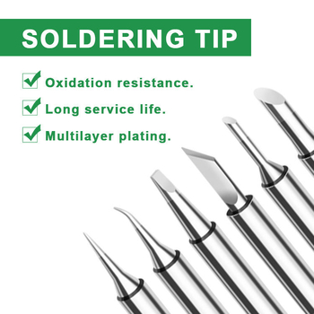 BK-9033 serija: 3 vnt lydinio litavimo antgalių – smailusis, kampinis ir pjovimo galvutė (3 į 1)