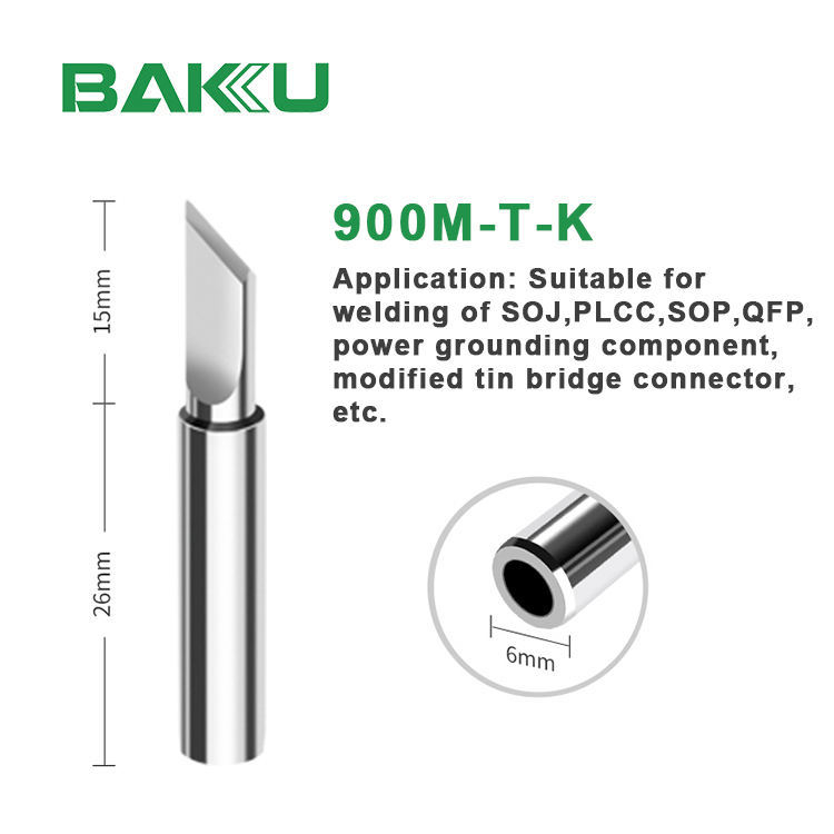 BK-9033 serija: 3 vnt lydinio litavimo antgalių – smailusis, kampinis ir pjovimo galvutė (3 į 1)