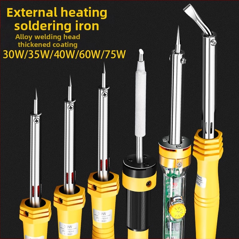 Deli κολλητήρι με ξύλινο χερούλι, 220V, για συγκόλληση