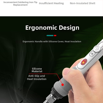 100W lituoklis su įjungikliu, 220V, pramoninės kokybės, pastovia temperatūra, komplektas