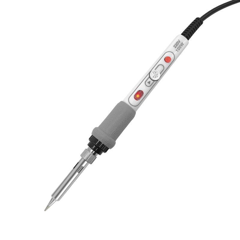 100W lituoklis su įjungikliu, 220V, pramoninės kokybės, pastovia temperatūra, komplektas