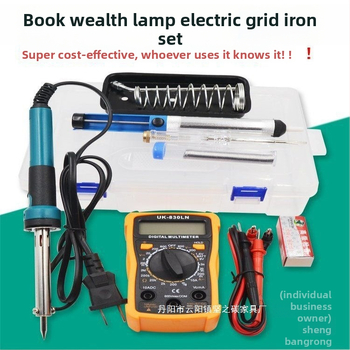 Vidinio šildymo litavimo rinkinys namų elektronikos remontui, reguliuojama temperatūra, didelė galia