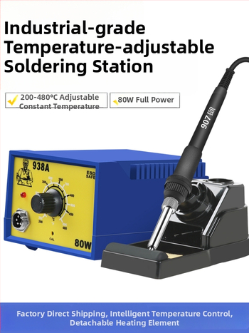 936 Lituotės stoties rinkinys, 60W temperatūros reguliavimas, be švino, anti-statinis litavimo įrankis mobiliųjų telefonų remontui