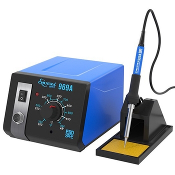 Suvirinimo stotis, pramoninio lygio, pastovi temperatūra, 75W, reguliuojama, 0.3 A suvirinimo srovė