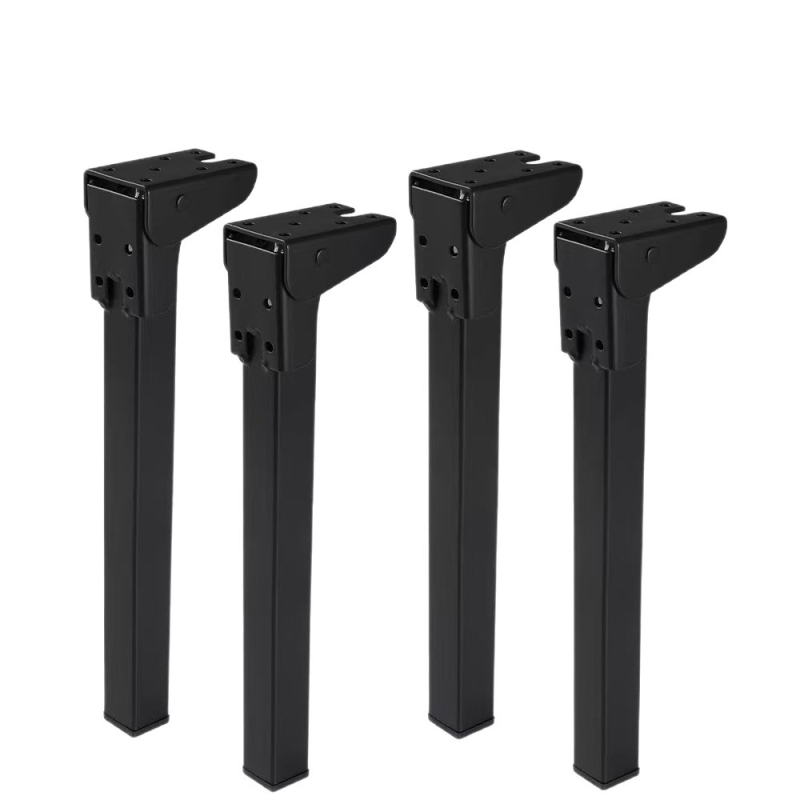 Сгъваеми крака за маса от квадратна тръба – железни, Jinlaigu Jlg-5116, модерен минимализъм, за компютърно бюро, тоалетка, шкаф за обувки и маса за хранене