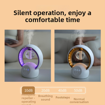 3-в-1 овлажнител с безшумен атомизатор и интелигентно средство против комари, модел QWD-01, 220V, 20W