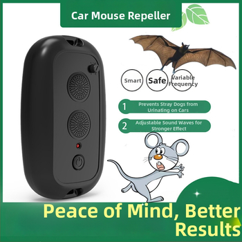 JL-213 Автомобилно монтиран регулируем репелент за мишки, 12V, 1–3W, ABS корпус