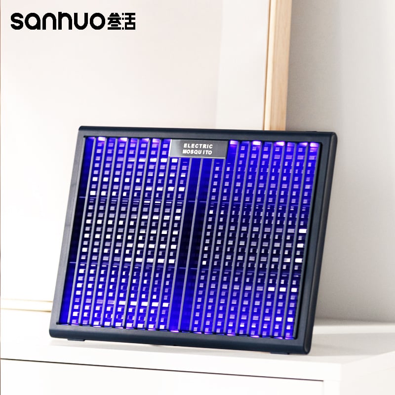 Lampă portabilă pentru țânțari cu tub UV, acoperire 11–20 m², 1800V tensiune rețea, baterie încorporată 3000–4000 mAh, autonomie >12h