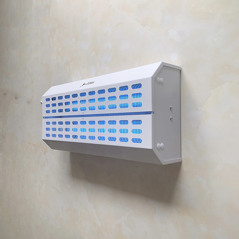 Lampa Yiji pentru eliminarea țânțarilor și muștelor, șoc electric și metodă lipicioasă, tip de montare suspendat, carcasă ABS, potrivită pentru spații peste 61 m²