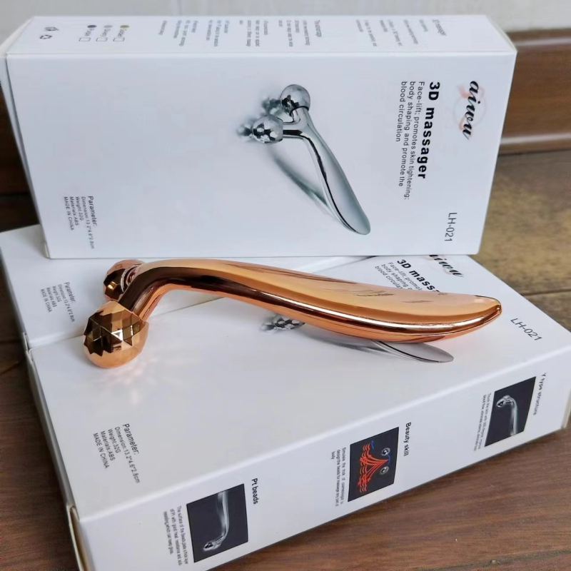 3D ritininis masažuoklis veidui - pakėlimas ir tonizavimas - be elektros - korpusas ABS/metalas - Modelis 025, Dream is still, 2024