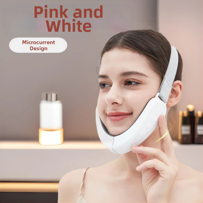 Näo EMS mikrovoolu massaaž seene toonimiseks, mask-tüüpi seade, plastikust korpus