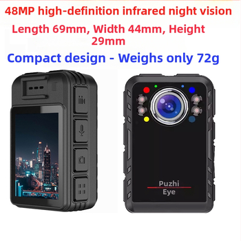 Professzionális testkamera B1 – 1080p CMOS, 2,0 hüvelykes LCD, MicroSD tárhely