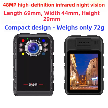 Professzionális testkamera B1 – 1080p CMOS, 2,0 hüvelykes LCD, MicroSD tárhely