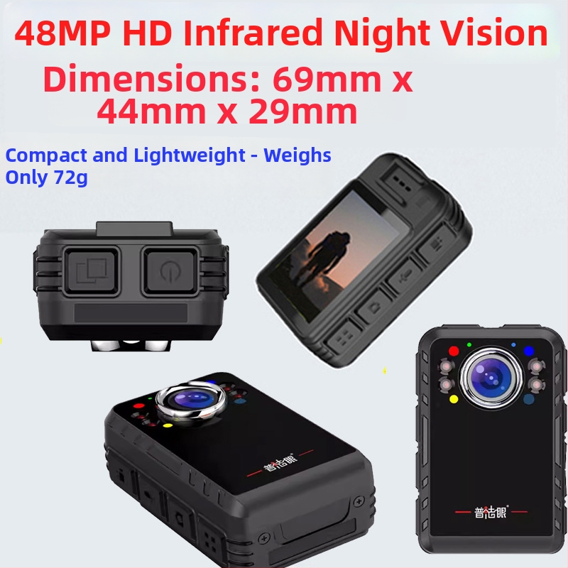 Professzionális testkamera B1 – 1080p CMOS, 2,0 hüvelykes LCD, MicroSD tárhely