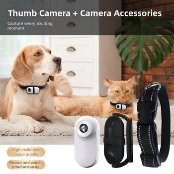 Naminių gyvūnėlių pirštinė kamera A-100, 1080p sporto kamera su katės ir šuns perspektyva, 2–3 val. baterijos veikimo laikas