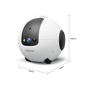 Beltéri IP kamera, 0,1 lux minimális megvilágítás, -10–55°C működési tartomány, 5V tápegység, riasztási funkció