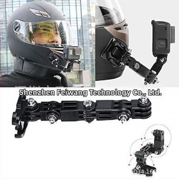 Sada bradového držiaka na prilbu – univerzálny model pre GoPro HERO9/10/11 a ďalšie športové kamery