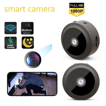 A10 HD 1080p vezeték nélküli Wi-Fi beltéri kamera éjszakai látással és microSD tárhellyel