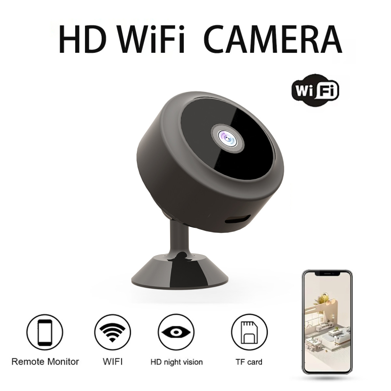 A10 HD 1080p vezeték nélküli Wi-Fi beltéri kamera éjszakai látással és microSD tárhellyel