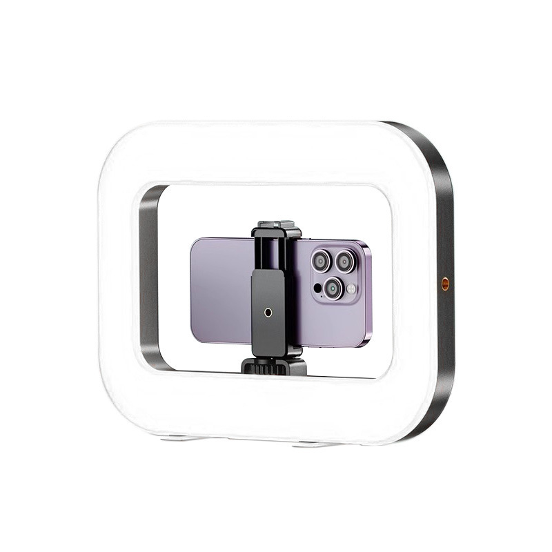 RGB LED kružno svjetlo – ručno prenosno svjetlo za livestream i fotografiranje, mekano svjetlo, ugrađena baterija, 5V, 10-50W, model YM-200rgb