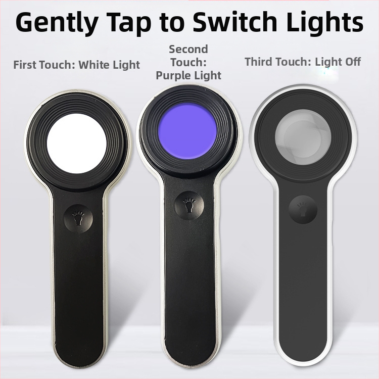 5F марка лупа с висока мощност за идентификация на бижута със LED осветление – не се внася