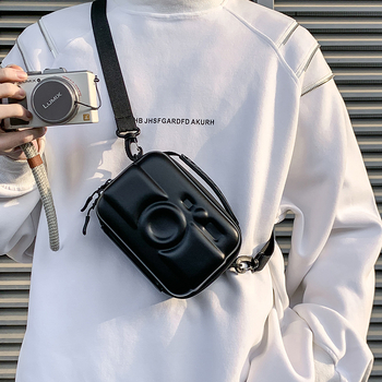 Aribadi Geantă de umăr pentru bărbați – material PU, impermeabilă, rezistentă la uzură, antișoc, încape dispozitive de până la 8 inci