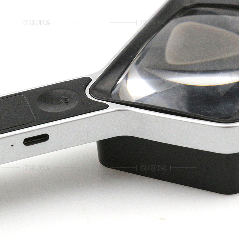 Chuda BK-8031 ručna lupa, 10× povećanje, ABS i Plexiglass