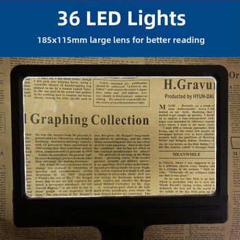 Държач за телефон с Френел леща и настолен увеличител, двуфункционален, отделяем ръчен увеличител, модел F8913T, марка Star