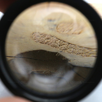 Chuda мобилна лупа с клип CS30, 30x увеличение, цинкова сплав и оптично стъкло, идентификация на пощенски марки и антики