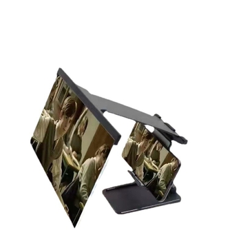 HD displeja palielinātājs mobilajam telefonam ar noņemamu divu režīmu turētāju, acu aizsardzība pret zilā gaisma, pret radiāciju, 3–5× palielinājums, skatīšanās attālums 1 m